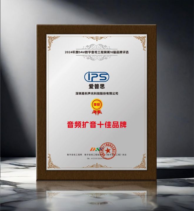 1“2024年度音频扩音十大品牌”名单公布！爱游戏app网站手机版喜讯来袭！ DAV0(图8)