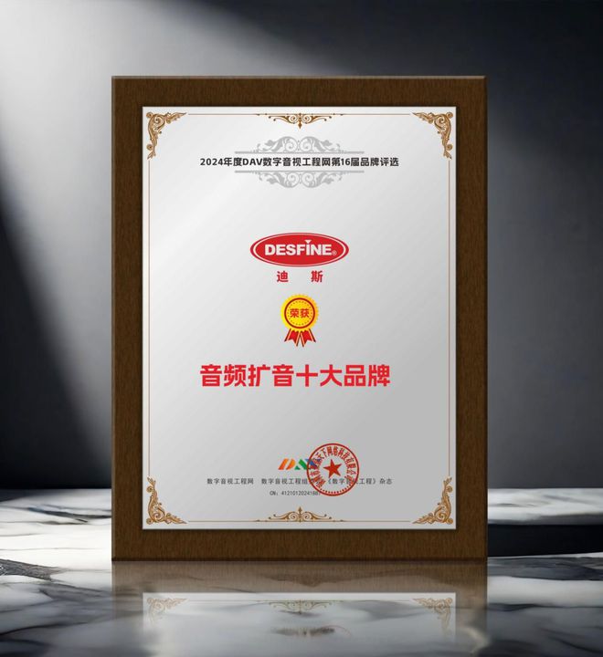 1“2024年度音频扩音十大品牌”名单公布！爱游戏app网站手机版喜讯来袭！ DAV0(图4)
