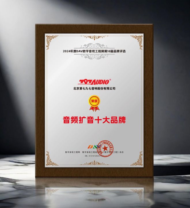 1“2024年度音频扩音十大品牌”名单公布！爱游戏app网站手机版喜讯来袭！ DAV0(图3)