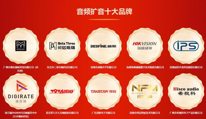 1“2024年度音频扩音十大品牌”名单公布！爱游戏app网站手机版喜讯来袭！ D
